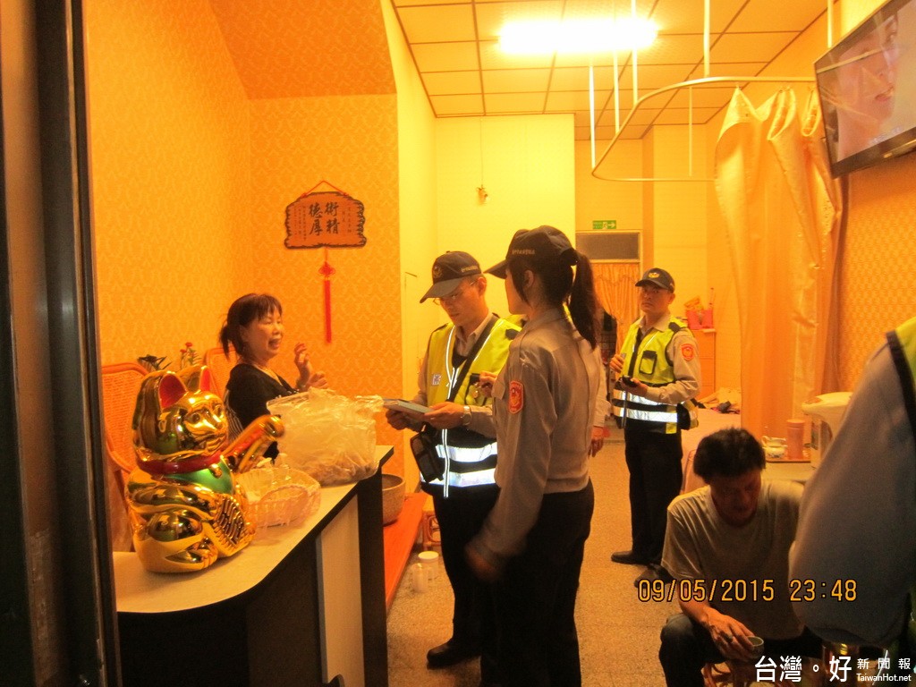烏日警分局掃蕩色情場所連傳統推拿店也有性交易| 蕃新聞